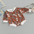 thumbnail image 4 of Bébé Fille Garçon Vêtements Col Rond Sweat-Shirt à Manches Longues Planche à Roulettes Pull-Over Casual Automne Hauts, 4 of 7