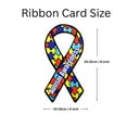 thumbnail image 2 of The Awareness Company Autism Awareness Paper Ribbons 50 Pack, 8 inches by 4 inches, 2 of 4