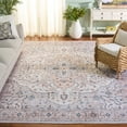 thumbnail image 3 of SAFAVIEH Arizona Gorica Distressed Polyester Machine Washable Area Rug, Peach/Beige, 8' x 10', 3 of 13