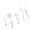 Pink, variant on MOMOJIA 20Pieces Crystal Acrylic Icicle Ornament User Friendly Holiday Decorations For Christmas Tree Window Mantels Festival Parties