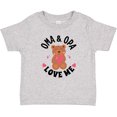 thumbnail image 3 of Inktastic Oma and Opa Love Me Grandchild Bear Girls Baby T-Shirt, 3 of 5