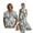 Cherry Blossom Stripe, variant on FOR U DESIGNS Green Tree Leaf Print Matching Couple Outfits Linen-Look Casual Set Men's Button Shirt and Women's Swing Sleeveless Dress