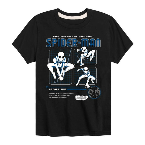 Marvel Your Friendly Neighborhood Spider-Man - Dark Digital - Toddler And Youth Short Sleeve Graphic T-Shirt