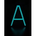 thumbnail image 1 of Glow Numéros de Maison dans le Noir - Numéros de Maison Aqua / à Énergie Solaire - Aqua, 1 of 1