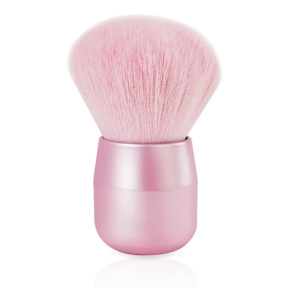Makeup Brushes Foundation Brush Large Pink Powder Brush Flat Arched Premium Durable Makeup Brush Setting Powder, Blush, Highlighter and Luminizers โ Sheer, Even Application and Blending Makeup