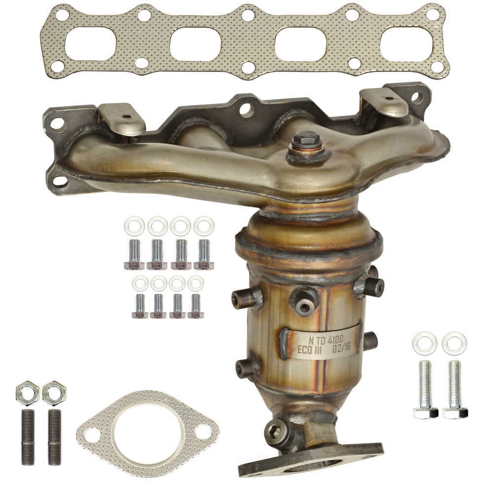 AP Exhaust Exhaust Manifold with Integrated Catalytic Converter 641484 Fits select: 2010-2015 HYUNDAI TUCSON, 2011-2016 KIA SPORTAGE