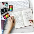 thumbnail image 2 of 6pcs Pet Colored Tabs Sticker Labels Flag Tabs Page Markers Tabs Sticky Label Sticky Label Office Sticky Label Aldult Office Supplies The Pet Tabs, 2 of 5