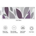 thumbnail image 2 of Purple Leaf Pattern Bathroom Rugs Mat,Non Slip Microfiber Bathroom Rug,Rubber Backing,Soft Bathroom Mats for Bathroom Floor,Tub and Shower,47x17in(120x43cm), 2 of 4