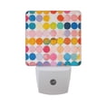 thumbnail image 6 of Yayeee LED Plug in Night Light for The Home with Auto Dusk to Dawn Light Sensors, 2 Pack, Yellow Circles, 6 of 6
