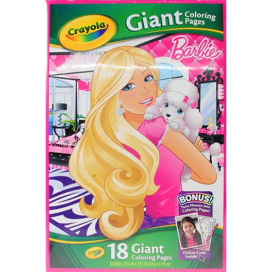 73 Top Crayola Giant Coloring Pages Barbie  Images
