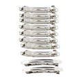 thumbnail image 1 of 10 piezas de plata de pinzas para el cabello francesas - lazos para el cabello de 4 cm 8cm, 1 of 9