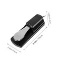 thumbnail image 2 of YSNOOWE Keyboard Pedal Black Non-Skid Pad Electronic Keyboard 1 Set, 2 of 8