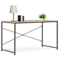 thumbnail image 1 of vidaXL Computer Desk Black and Oak 120x60x70 cm, 1 of 5