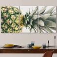 thumbnail image 3 of wall26 Canvas Print Wall Art Green &amp; Yellow Tropical Pineapple Close Up Food Culinary Photography Realism Decorative Natural Colorful Vibrant Diet for Living Room, Bedroom, Office - 24"x36&q, 3 of 5