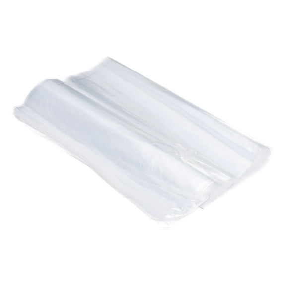 100 Pcs Clear Flat Open Plastic Poly Bags 10x14 Inch 1 Mil Packaging Bags for Proving Bread, Dough