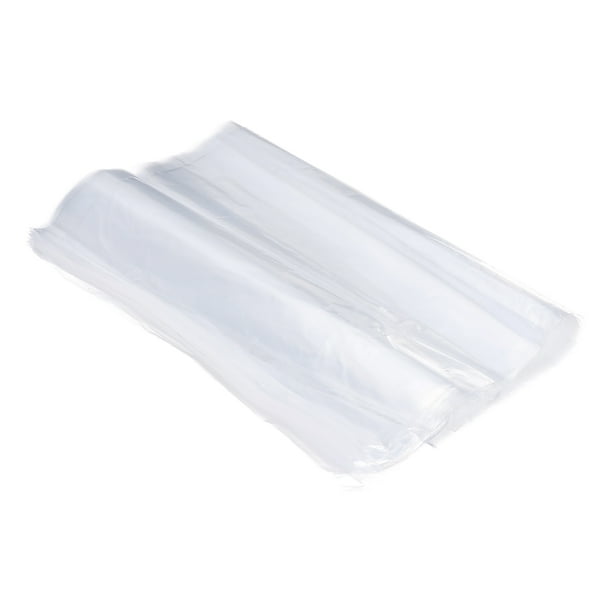 100 piezas de bolsas de plástico planas y transparentes de 10x14 pulgadas, 1 mil, para el almacenamiento de pan y masa