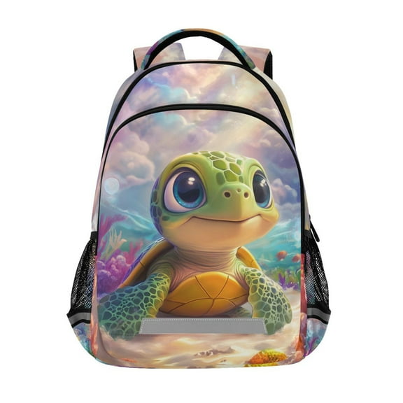 ALAZA Sea Turtles Sunshine Backpack Elementary School Bag Bookbag Travel Rucksack