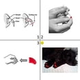 thumbnail image 3 of Protectores para uñas de perro Purrdy Paws talla extragrande blancos, paquete de 20, 3 of 6