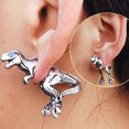 thumbnail image 3 of Flmtop Ear Studs Punk Dinosaur Shape Alloy Exquisite 3D Animal Stud Earrings for Party, 3 of 10