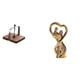 thumbnail image 1 of Servilletero de café, dispensador de pañuelos, base de madera, organizador para cocina, oficina, mesa de comedor, hogar, figura de pareja, estatua, re, 1 of 8