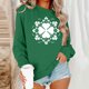 thumbnail image 5 of TaTaai Round Neck Long Sleeve St. Patrick‘s Day Tees for Women 2026 Casual Loose Fit Printed Sweatshirt Soft Polyester Pullover Fall Daily Top Gift, 5 of 6