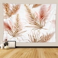 thumbnail image 2 of Tapestry Aesthetic Sketched Floral Print Tapestry Bedding Tapestry for Bedroom, 2 of 7
