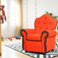 thumbnail image 3 of Costway Enfant Fauteuil Inclinable Enfants Canapé Canapé Salon Meubles Orange, 3 of 7
