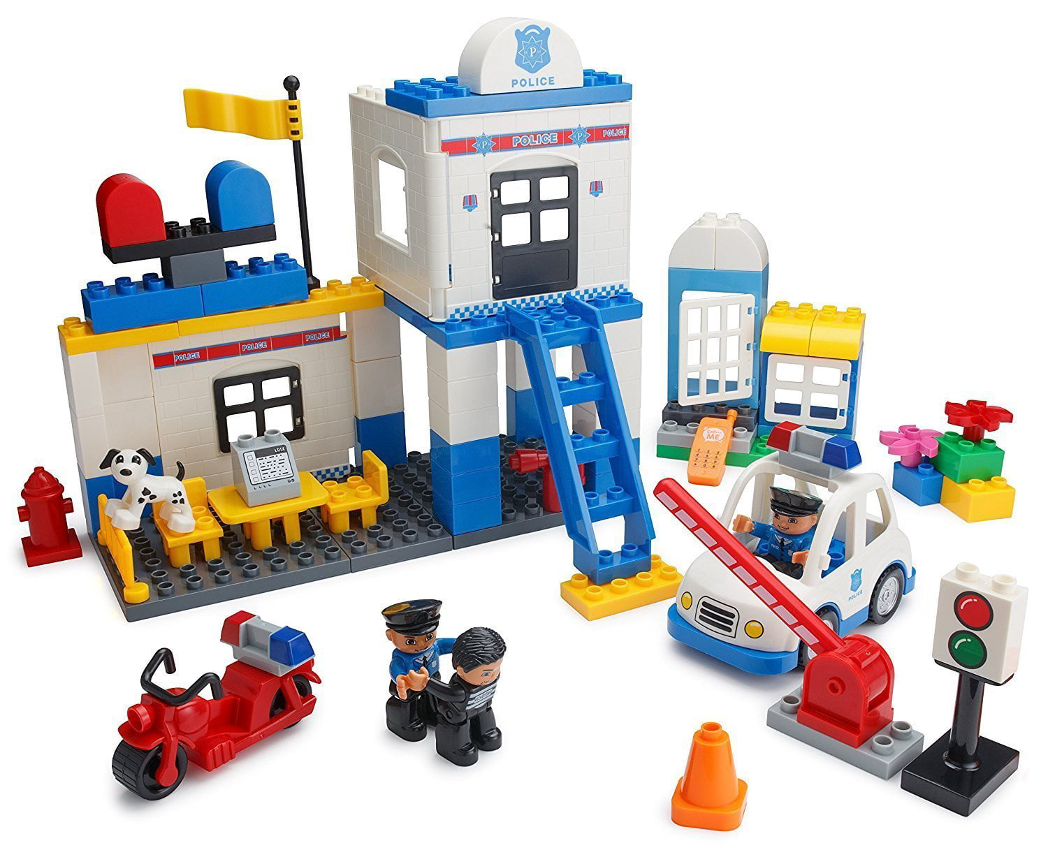 Police Dept Patrol Unit Construction Blocks My Blox Compatible With Other Brands for sale online 