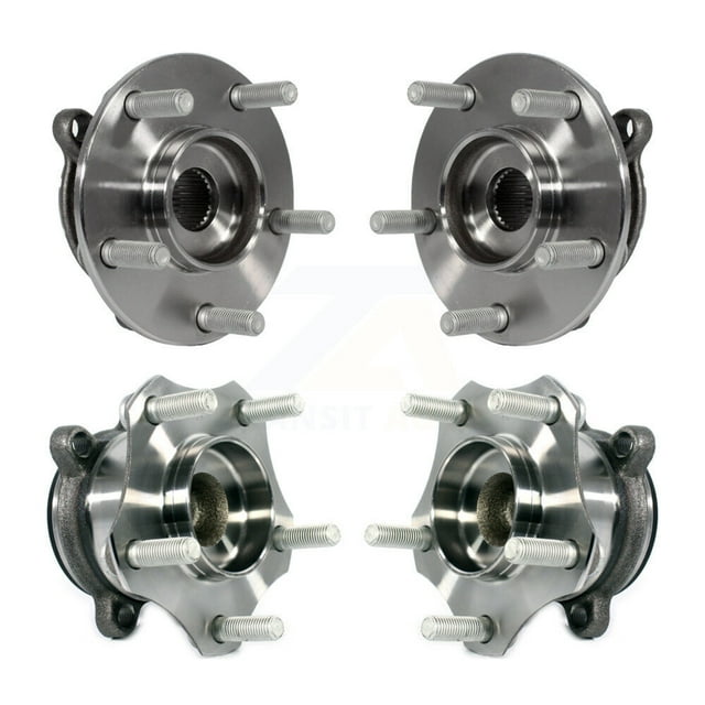 Kugel Front Rear Wheel Bearing & Hub Assembly Kit for Car Mazda 3 Sport Vehicles Manufactured In Mexico - Left Right Side (Driver Passenger) K70-101461