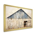 thumbnail image 3 of Designart "Barn In Beige And Blue" Barn Picture Framed Canvas Art Print, 3 of 5