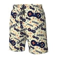 thumbnail image 4 of Sikiie Game Controller Print Men's Beach Shorts, High Elastic Quick-drying Shorts - with Drawstring and Slip Pockets, Suitable for Beach, Sports, Vacation-3X-Large, 4 of 6