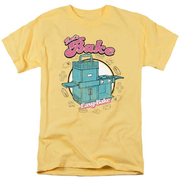 Easy Bake Oven Lets Bake S/S Adult 18/1 T-Shirt Banana