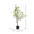 thumbnail image 2 of Vickerman 48" Artificial Potted Milan Leaf Tree., 2 of 2