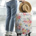 thumbnail image 2 of Pioneer Flower Floral Print Pattern Luggage Cover Fashion Suitcase Cover Baggage Covers Fit 25-28 Inch Luggage (Go Travel), 2 of 5