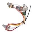 thumbnail image 2 of 250K 1V1T Jack Acoustic Bass Pickup precableado para piezas de bajo eléctrico de precisión Wdftyju Para Estrenar, 2 of 3