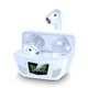 thumbnail image 1 of TWS Auriculares Auriculares inalámbricos resistentes al sudor con estuche de carga Pantalla digital Auriculares estéreo recargables Auriculares portátiles Blanco Monstrate EL005037-02B, 1 of 2