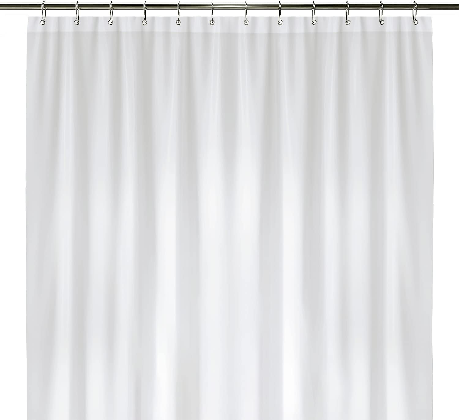 Details about   LiBa Mildew Resistant Fabric Shower Curtain Waterproof and Water White 72x72 
