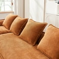 thumbnail image 6 of 106” Modular Sectional Sofa, Cloud Sectional Couch with Deep Seat, Modern Modular L-Shape Sofa Couch with Chaise, Upholstered 3 Seater Couches for Living Room Bedroom, Orange, 6 of 7