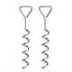 thumbnail image 1 of Estacas de Trampolín, Kit de Anclaje de Trampolín en Forma de Sacacorchos Estacas en Espiral de Acero, Estaca de para Columpios de Tiendas de Campaña de Trampolines, A, 1 of 5