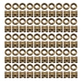 thumbnail image 2 of M2 x Écrous Encastrés Filetés Ronds en Laiton 3mm 100 Pcs, 2 of 8