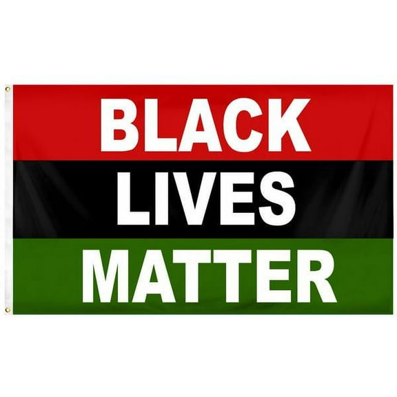 African American Black Lives Matter 2'X3' Single Sided Flag Rough Tex® 100D