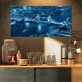 thumbnail image 1 of Blue London Night Aerial View - Cityscape Canvas Print, 1 of 3