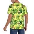 thumbnail image 2 of Fotbe Kiwi and Avocado Baseball Jersey Shirt for Men and Women, Casual Short Sleeves Button Down T-Shirt-Small, 2 of 9