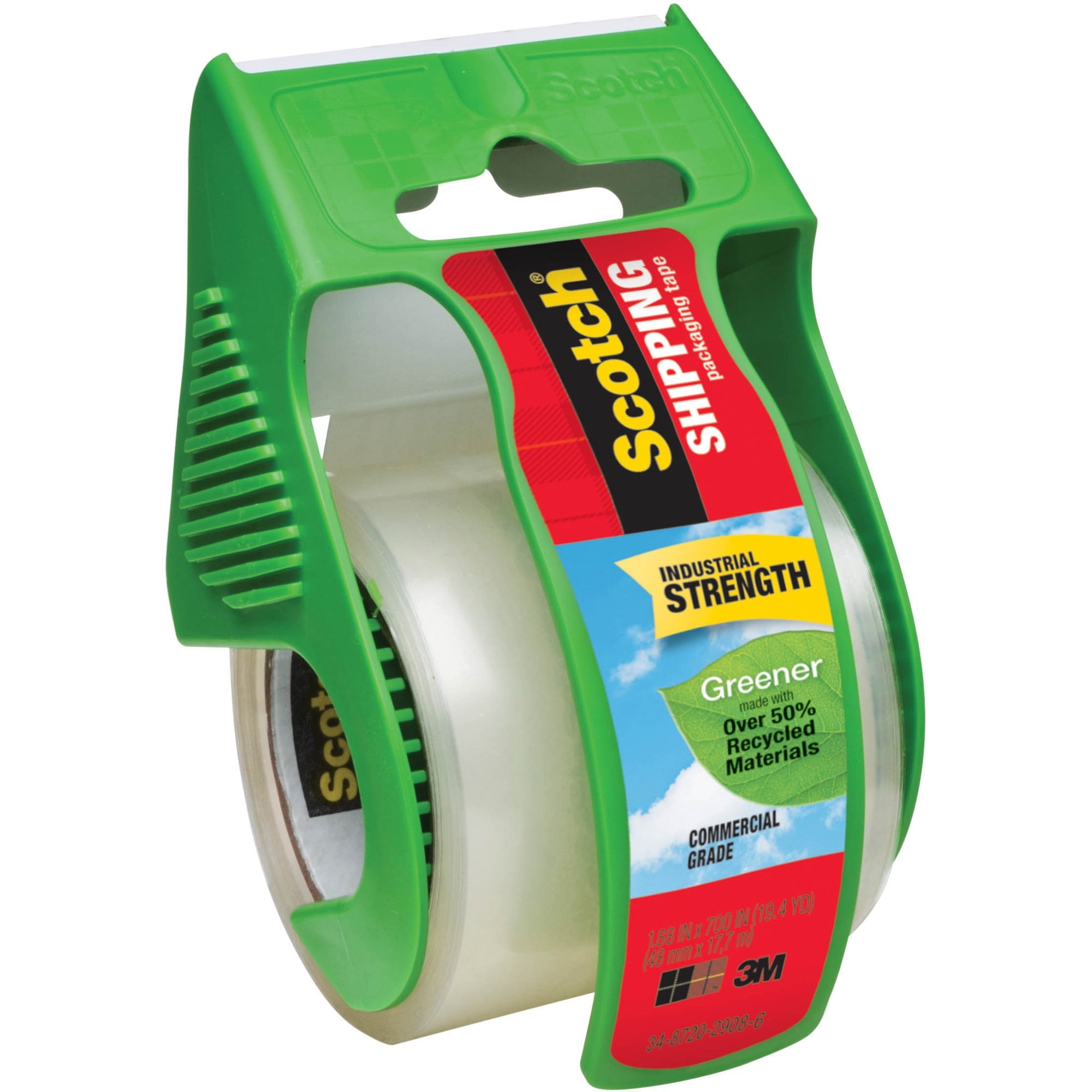 Scotch, MMM175G, Greener Commercialgrade Packaging Tape, 1 / Roll