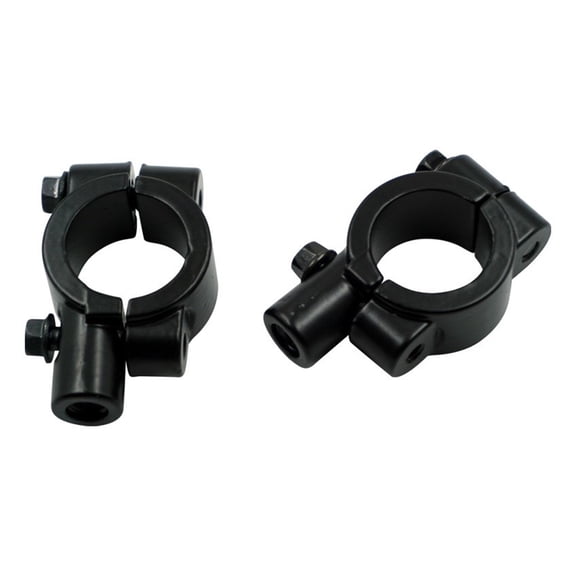 BIBABLYKE Motorcycle Handlebar Clamp Mirror Mount Base Bracket Holder Stand Multifunctional, Aluminum for Customized Viewing Angle