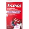 Tylenol Extra Strength Dissolve Packs with Acetaminophen for Pain & Fever, Berry, 12 ct (Pack of 2)
