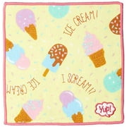 Maruma Mini Towel Mini Ice Cream approx. 15 x 15 cm Yup yup Handkerchief Cute 0585008800
