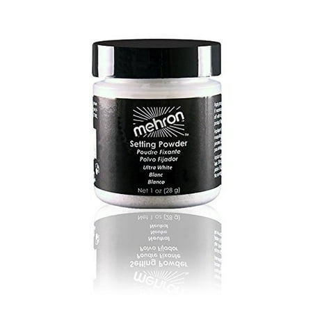 Mehron setting powder Ultra White - 1 Oz (Canon T5 Best Settings)