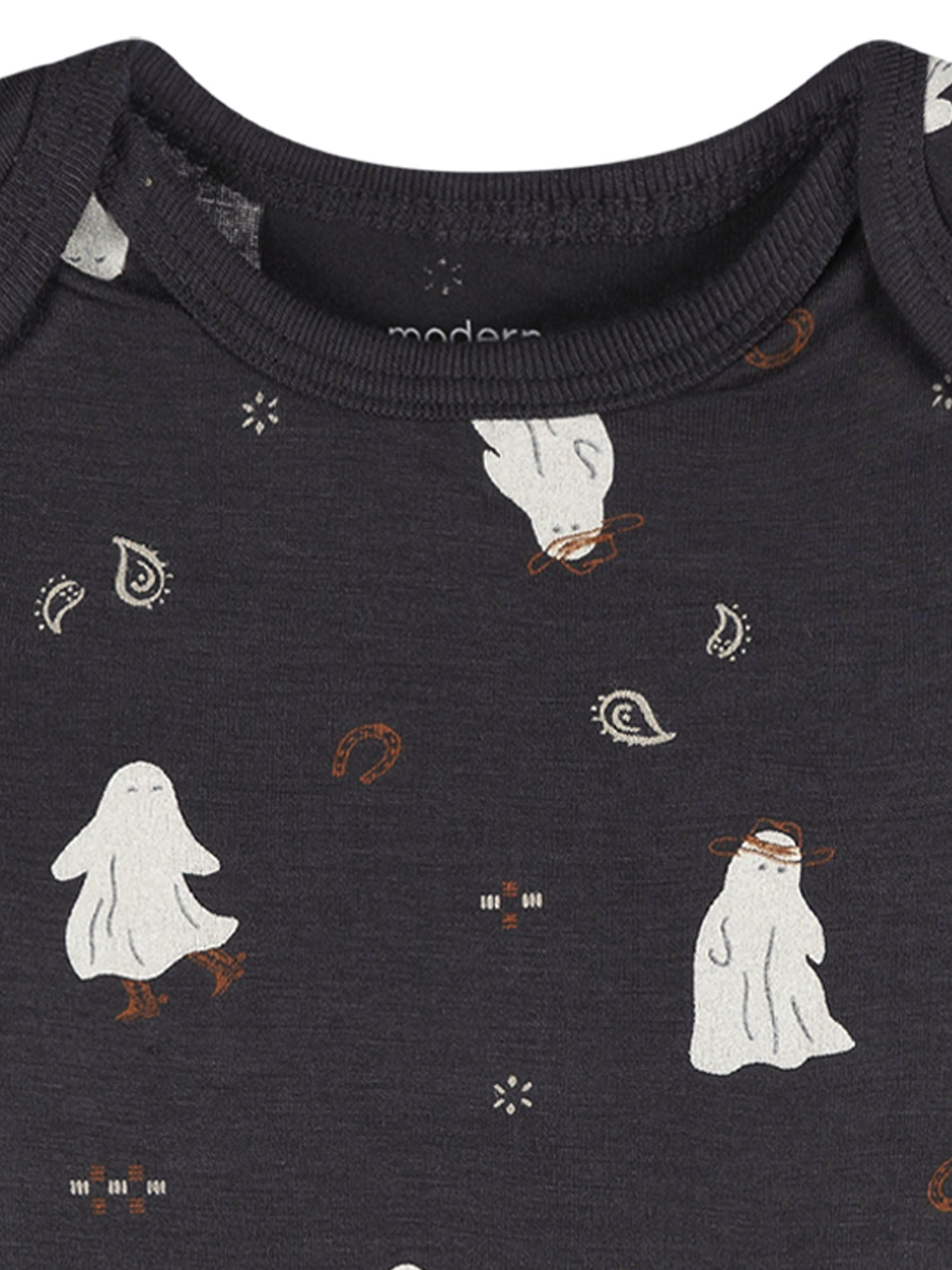 Modern Moments by Gerber Neutral Halloween Bodysuit and Pant Outfit Set, 2-Piece, Sizes Newborn - 18 Months