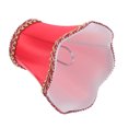 thumbnail image 3 of Shisuyan 1Pc Light Shades for Ceiling Lights Red Cloth Wave Bottom Hanging Lampshade, 3 of 8